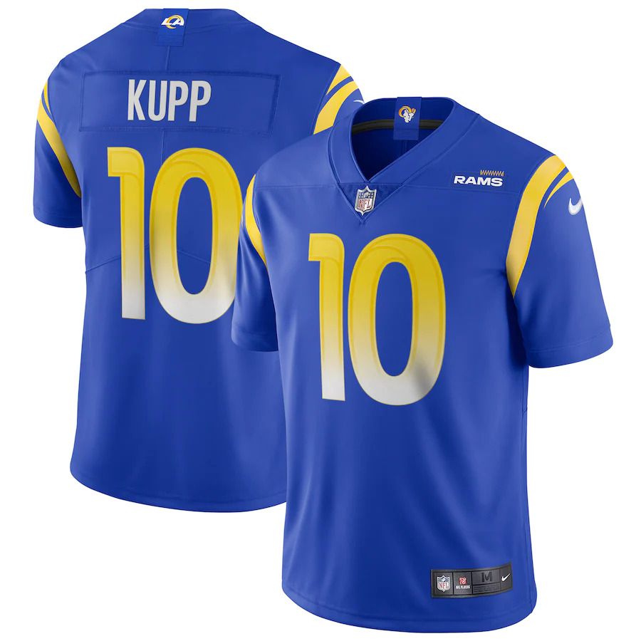 Men Los Angeles Rams #10 Cooper Kupp Nike Royal Vapor Limited NFL Jersey->los angeles rams->NFL Jersey